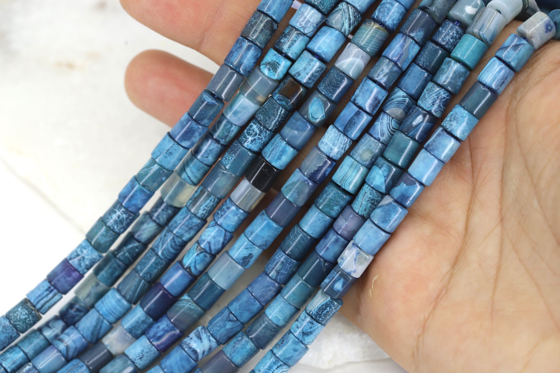6mm-blue-beads-natural-stone-gemstone