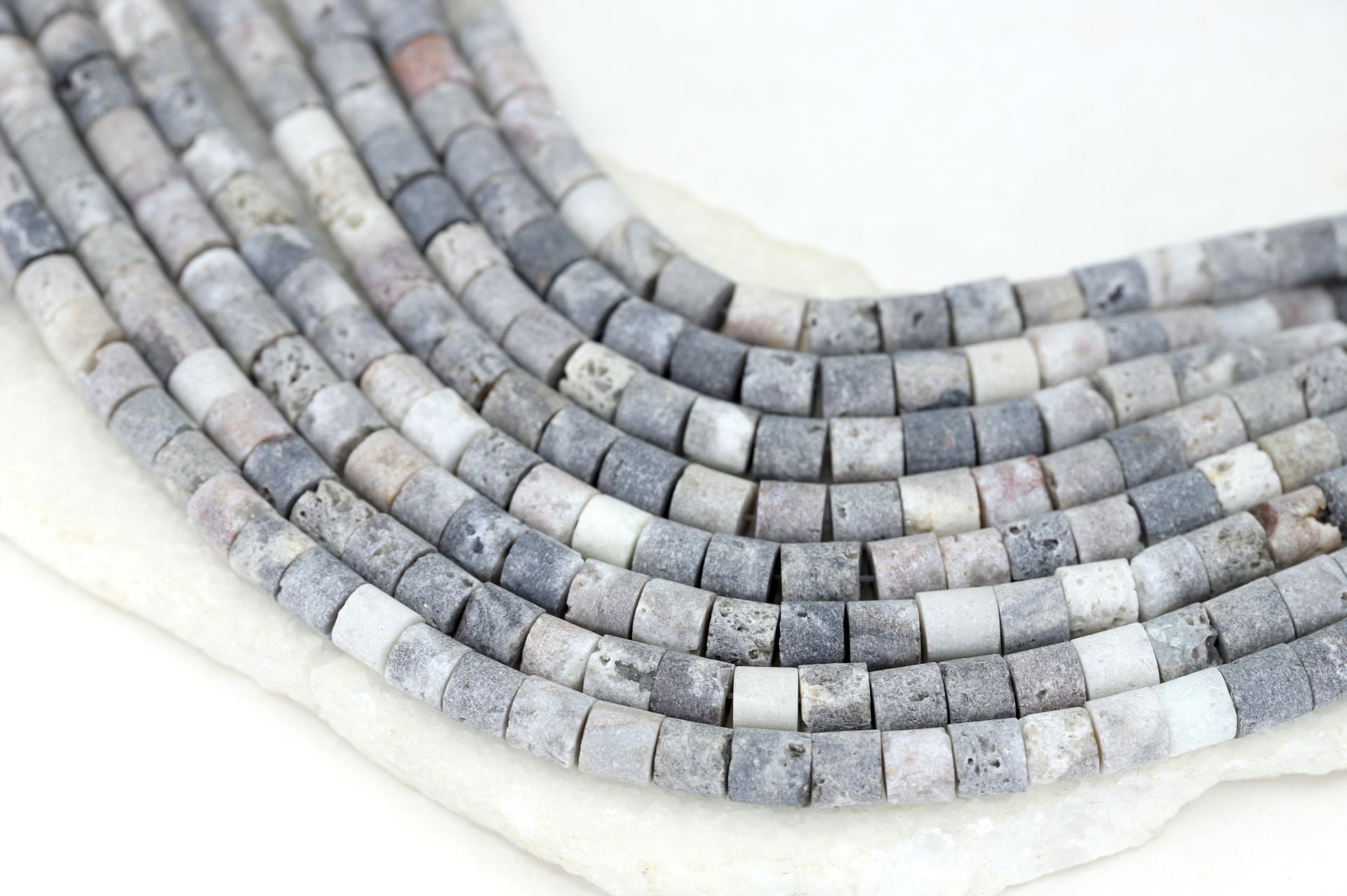 6mm-grey-lava-barrel-cylinder-beads