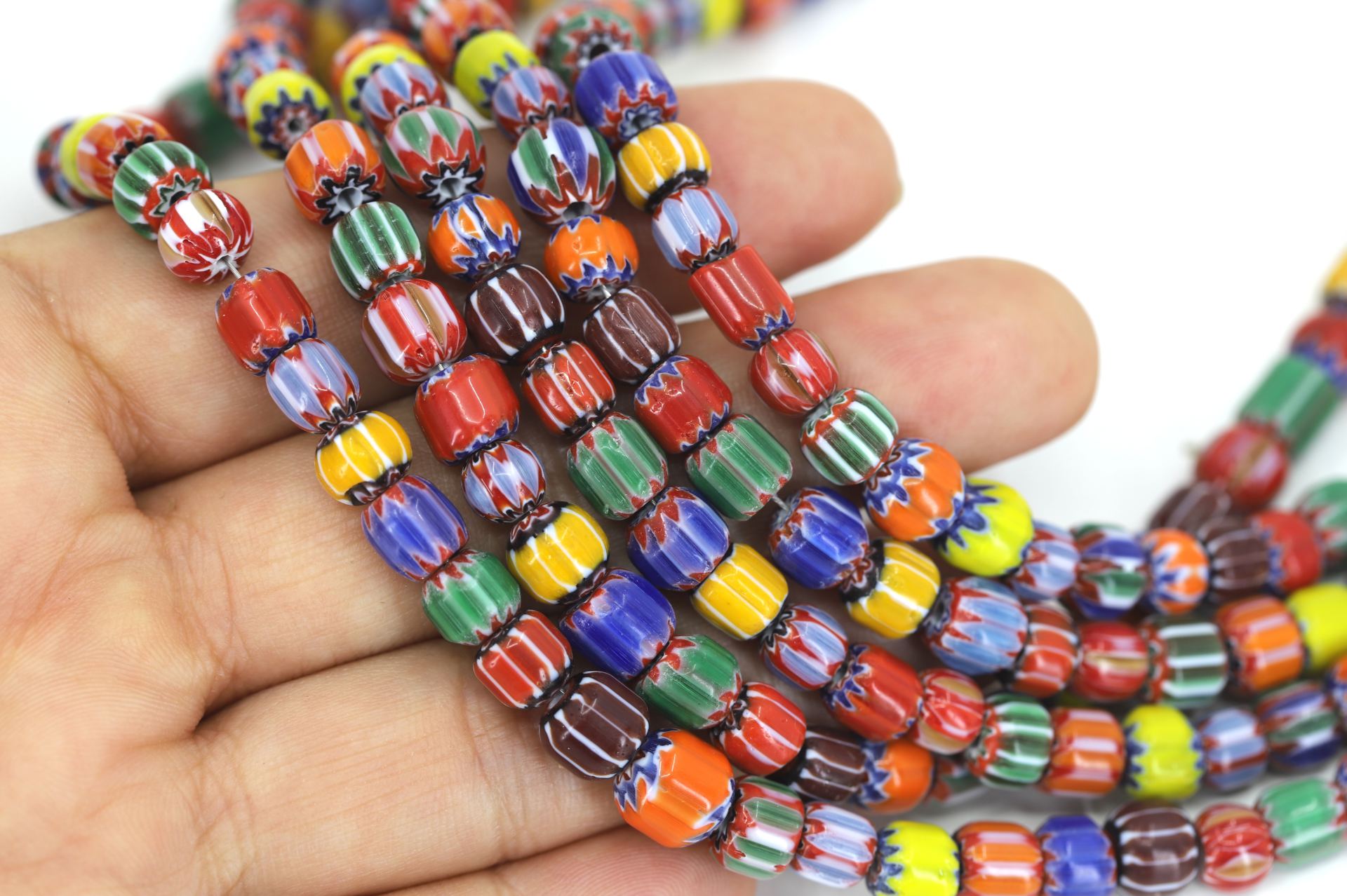 6mm-multicolor-ethnic-chevron-lampwork
