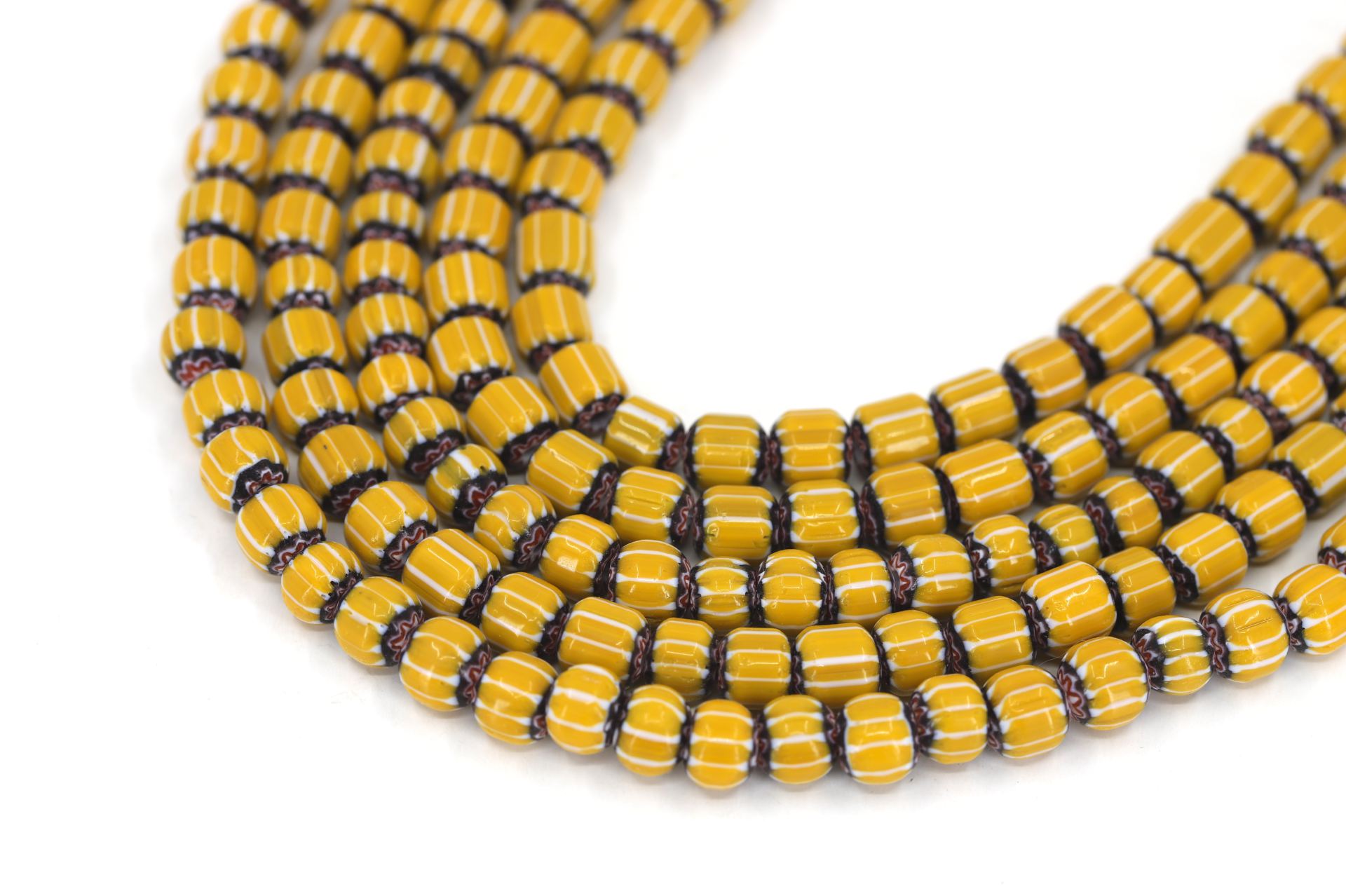 6mm-mustard-yellow-chevron-glass-beads