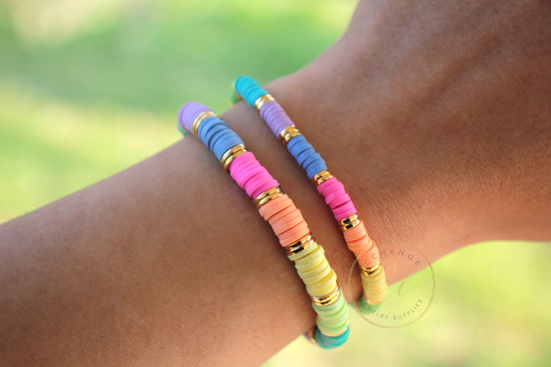 adjustable-colorful-heishi-bracelet