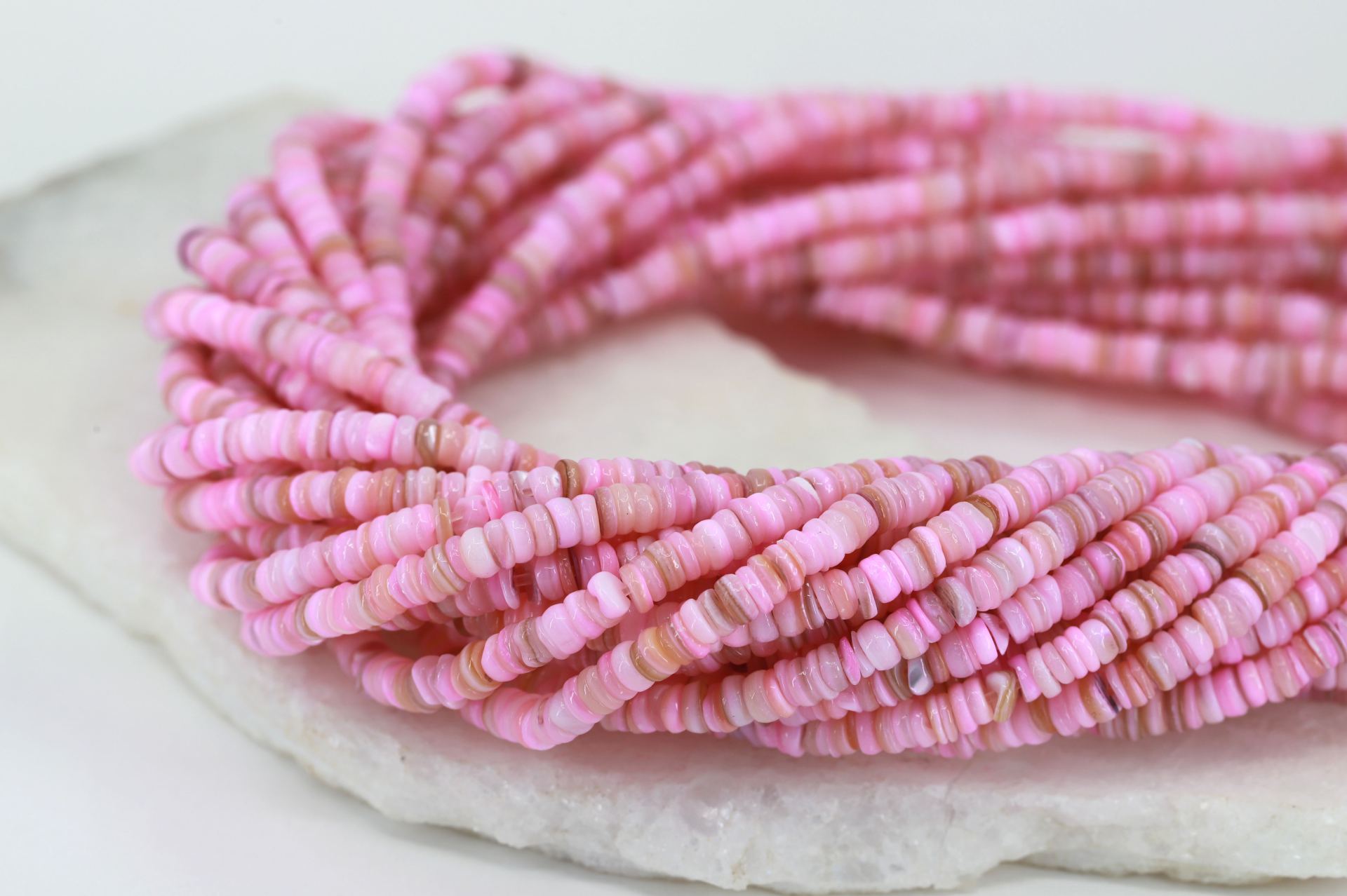 4mm-pink-natural-shell-beads-strand