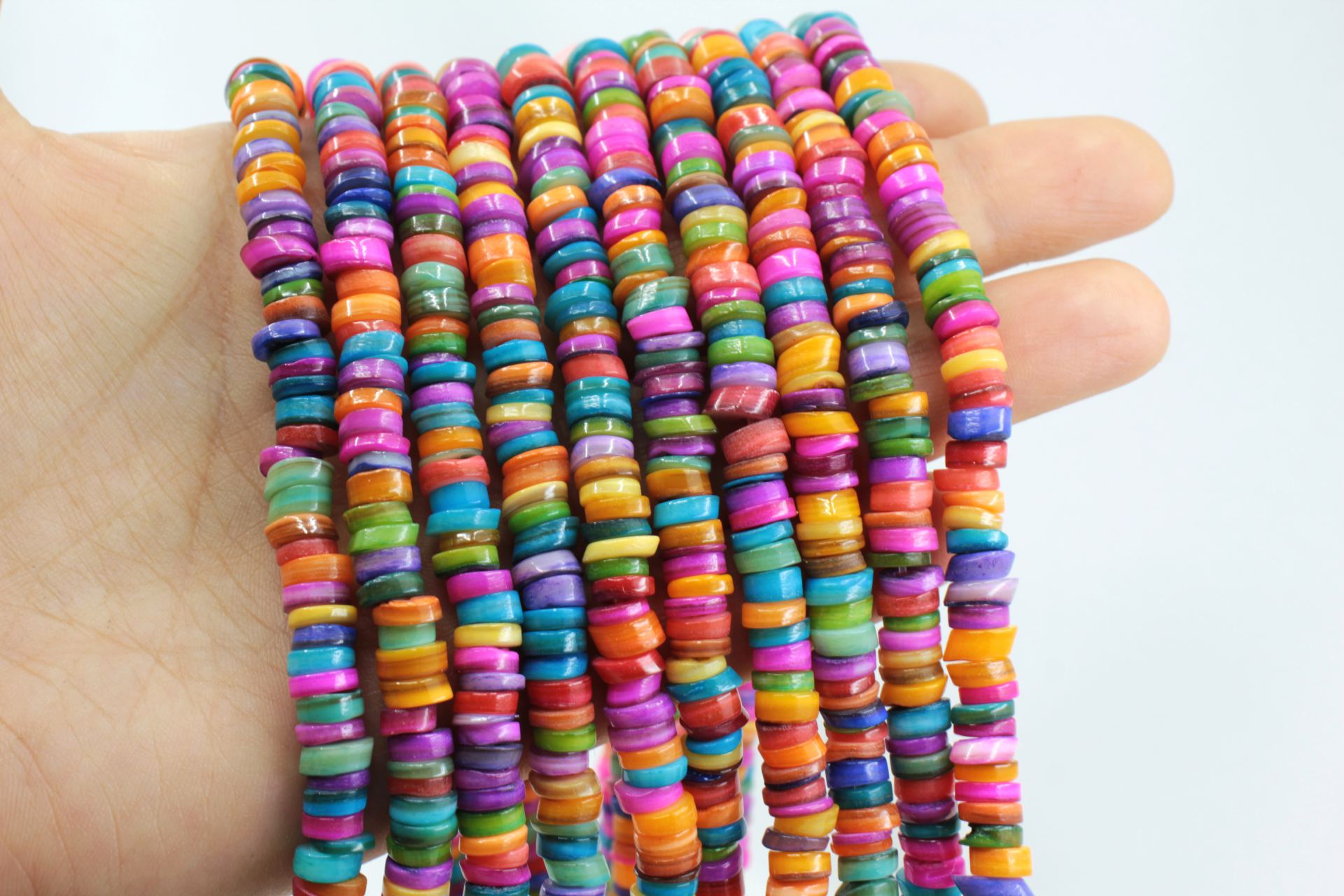 6mm-shell-beads-muticolor-colorful