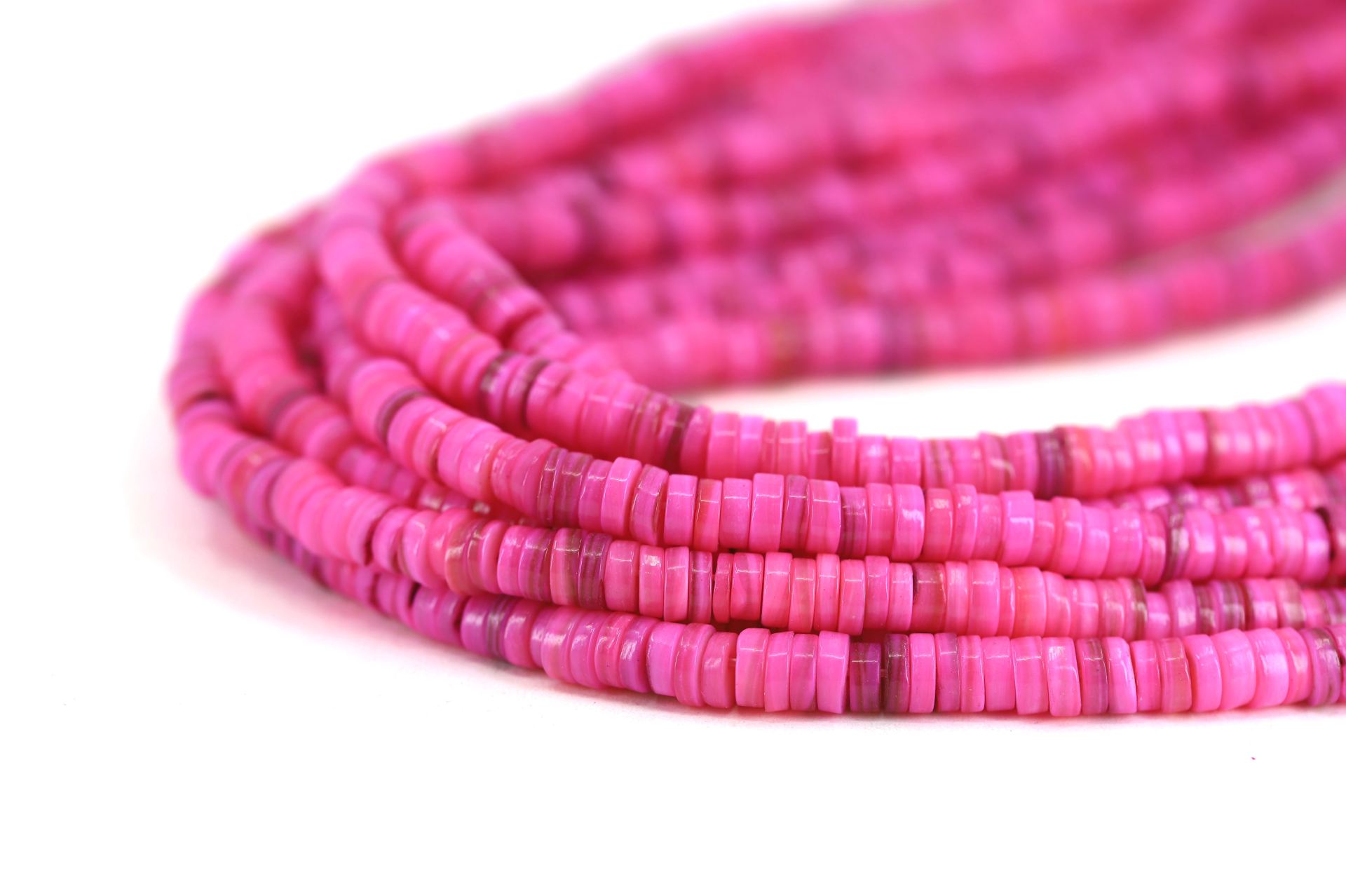 6mm-neon-pink-shell-beads-strand