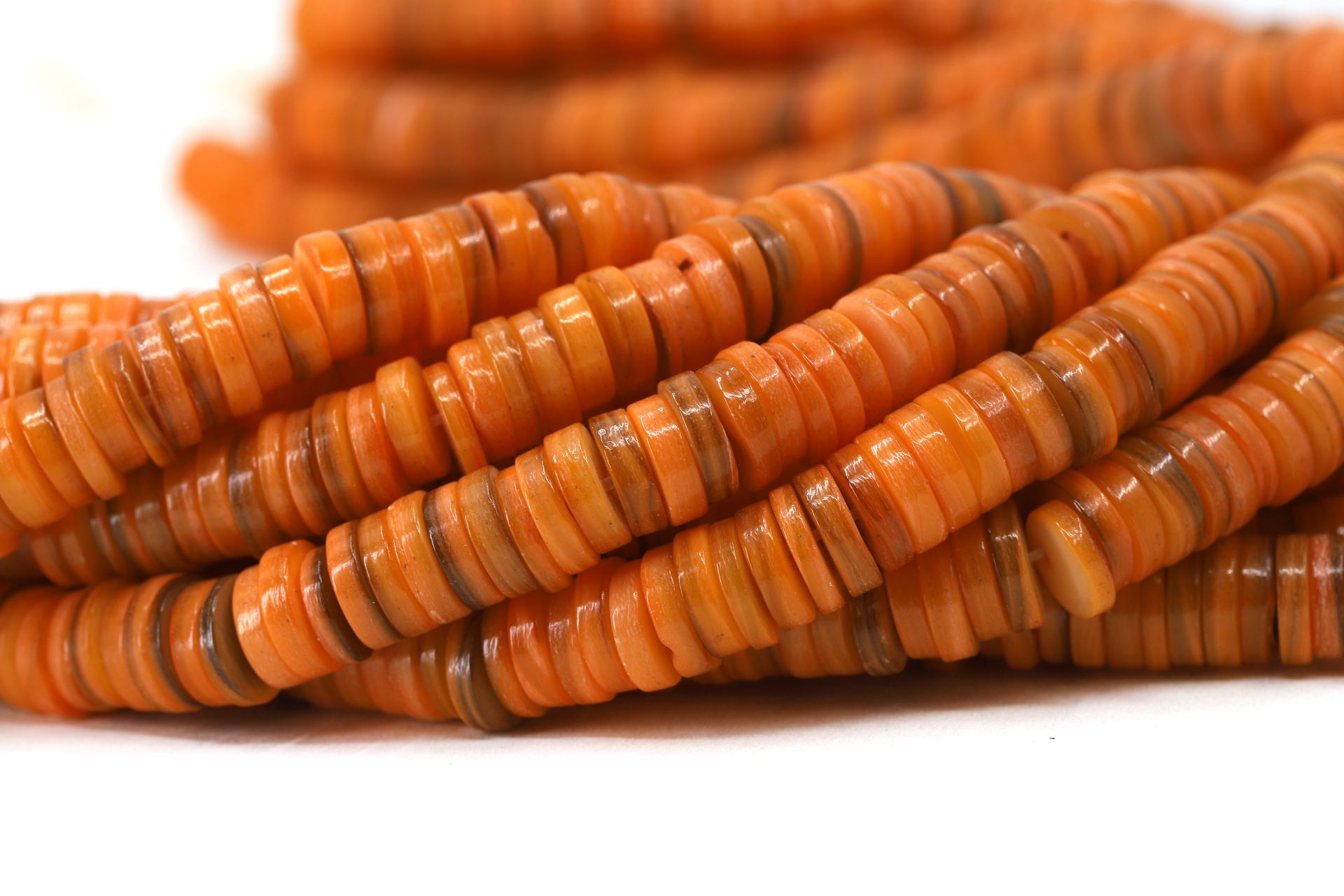 8mm-orange-natural-shell-beads-strand