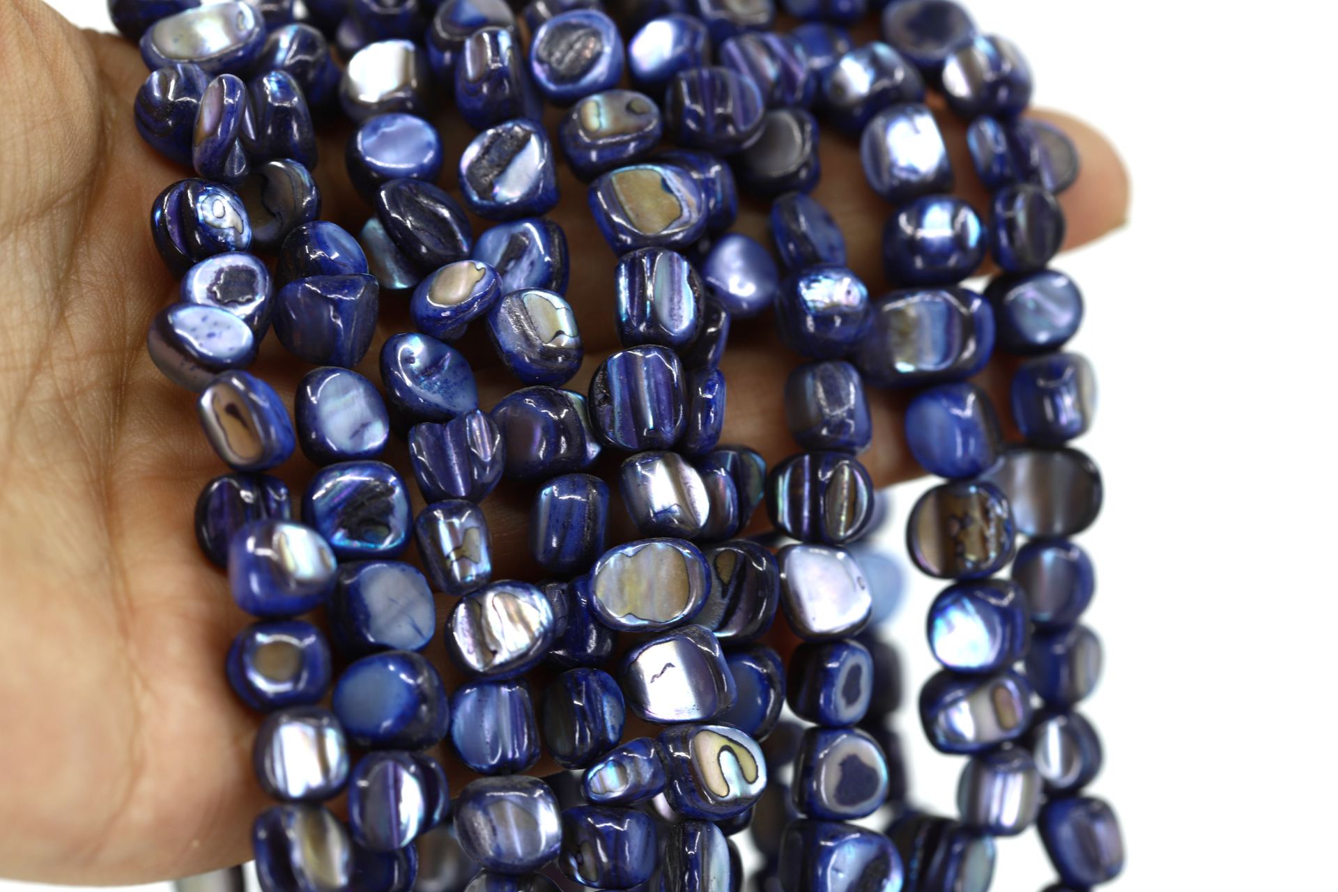 8mm-navy-blue-shell-beads-strand