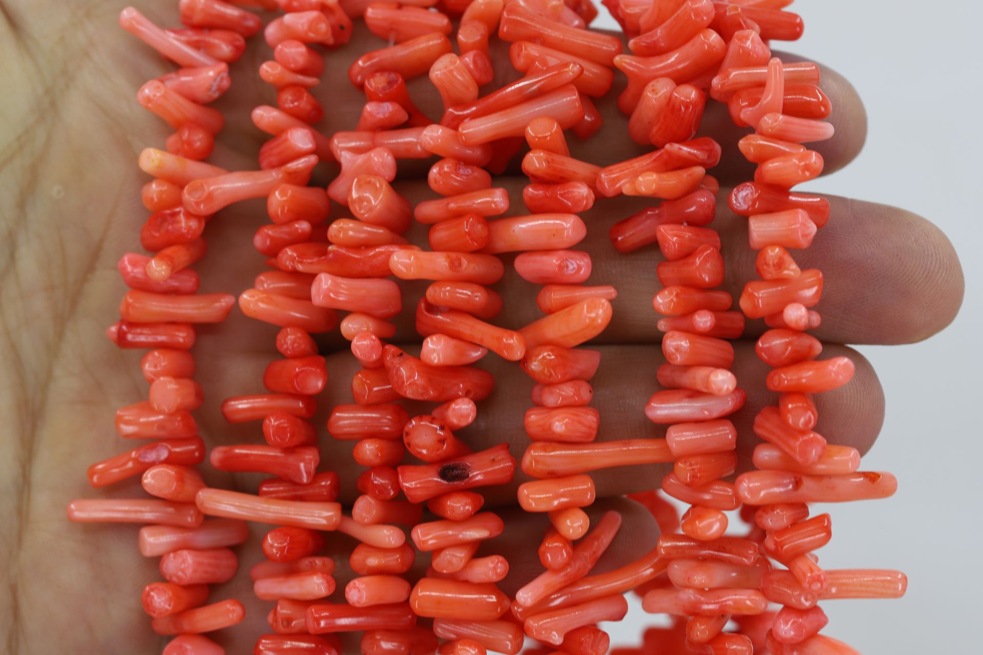 red-orange-spike-coral-jewelry-making
