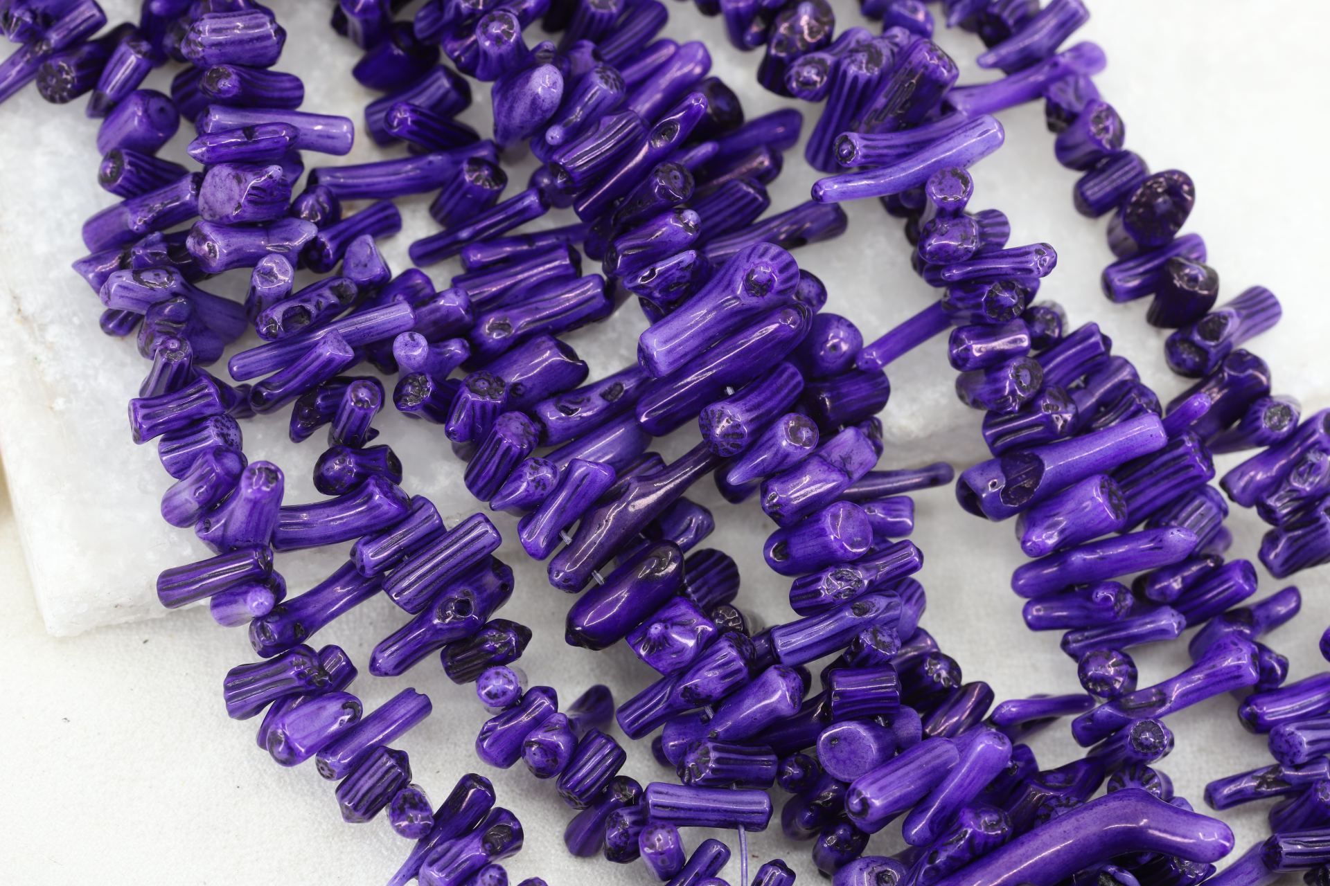 purple-coral-beads-spike-strand