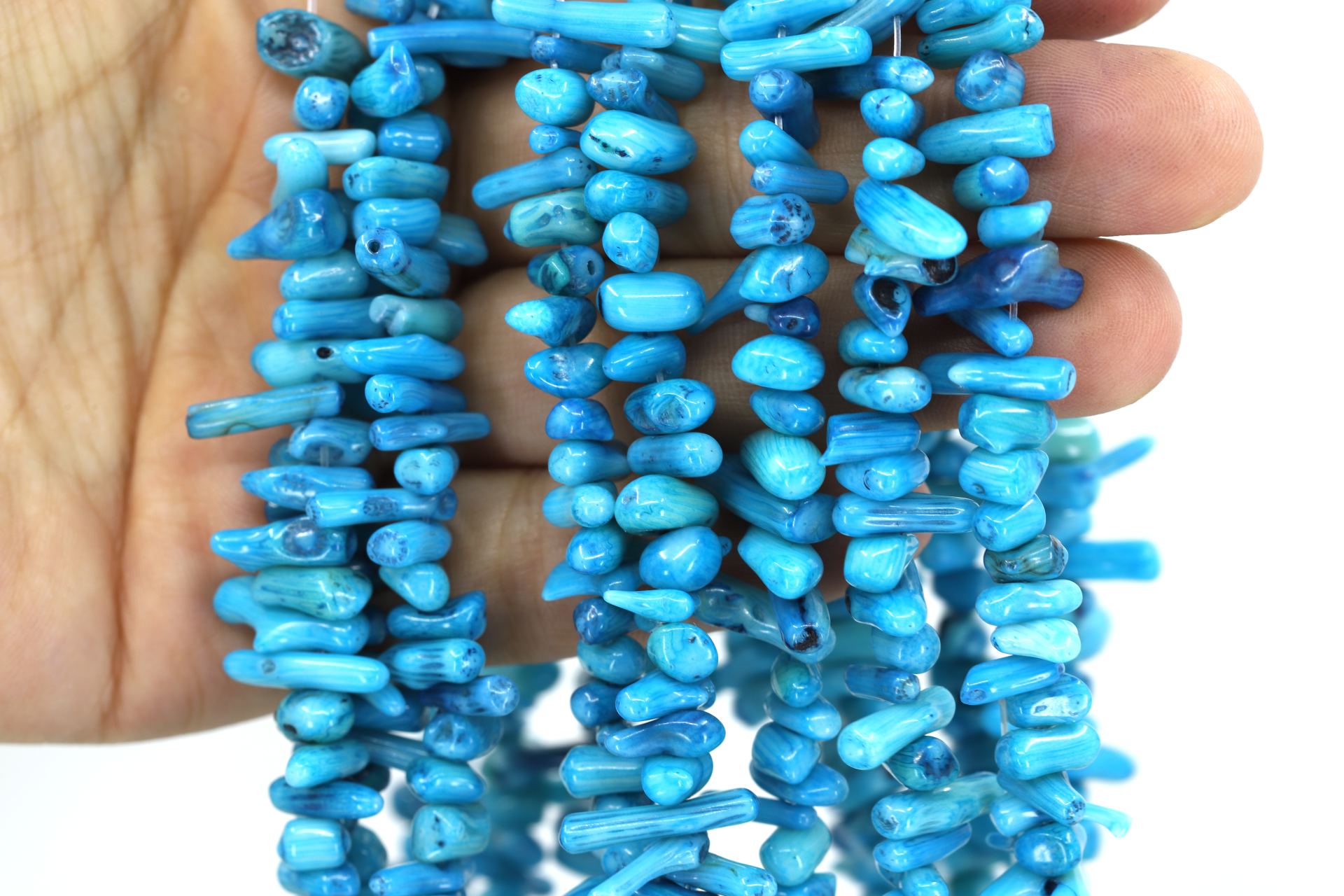blue-coral-spike-jewelry-making