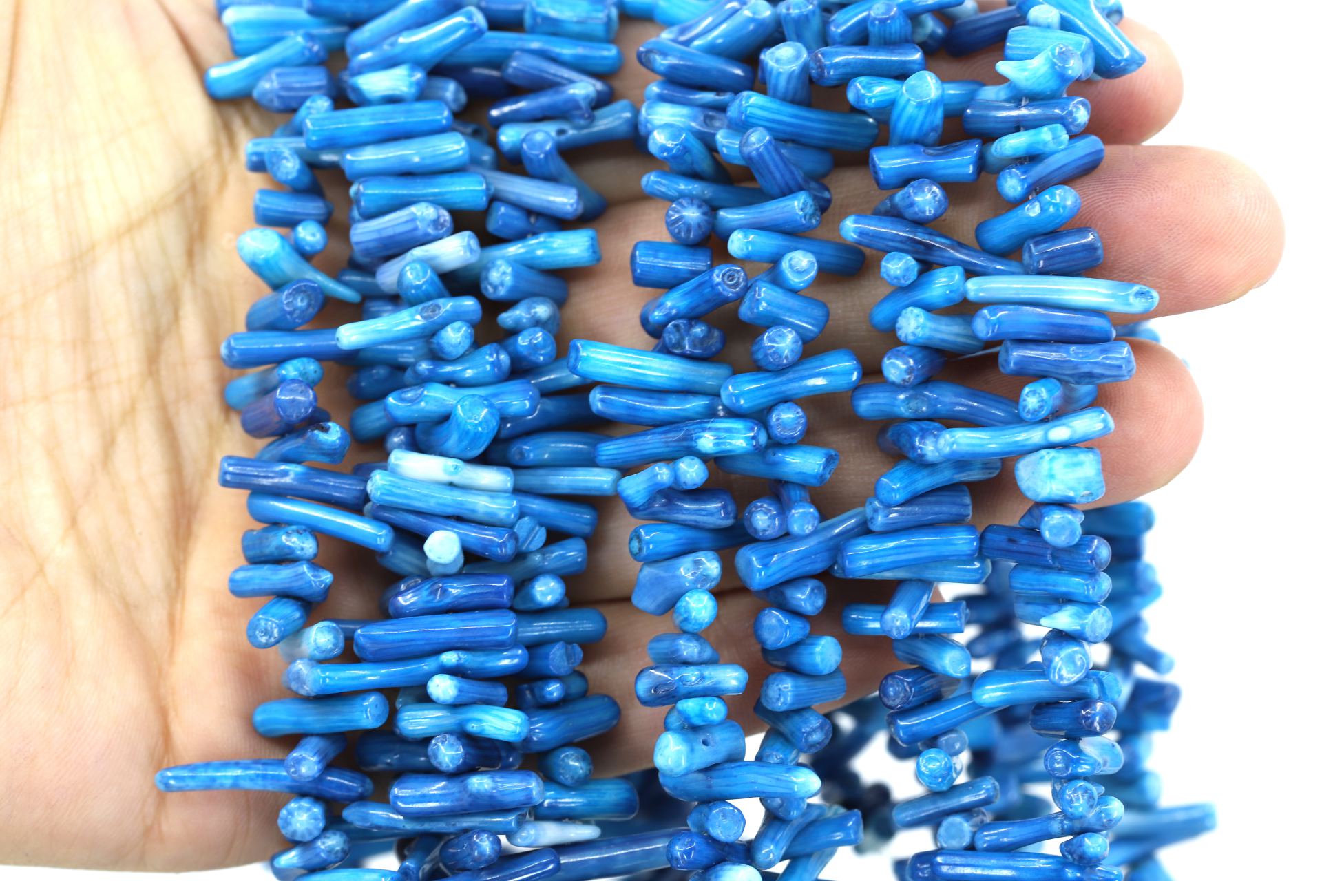 dark-blue-coral-spike-jewelry-making