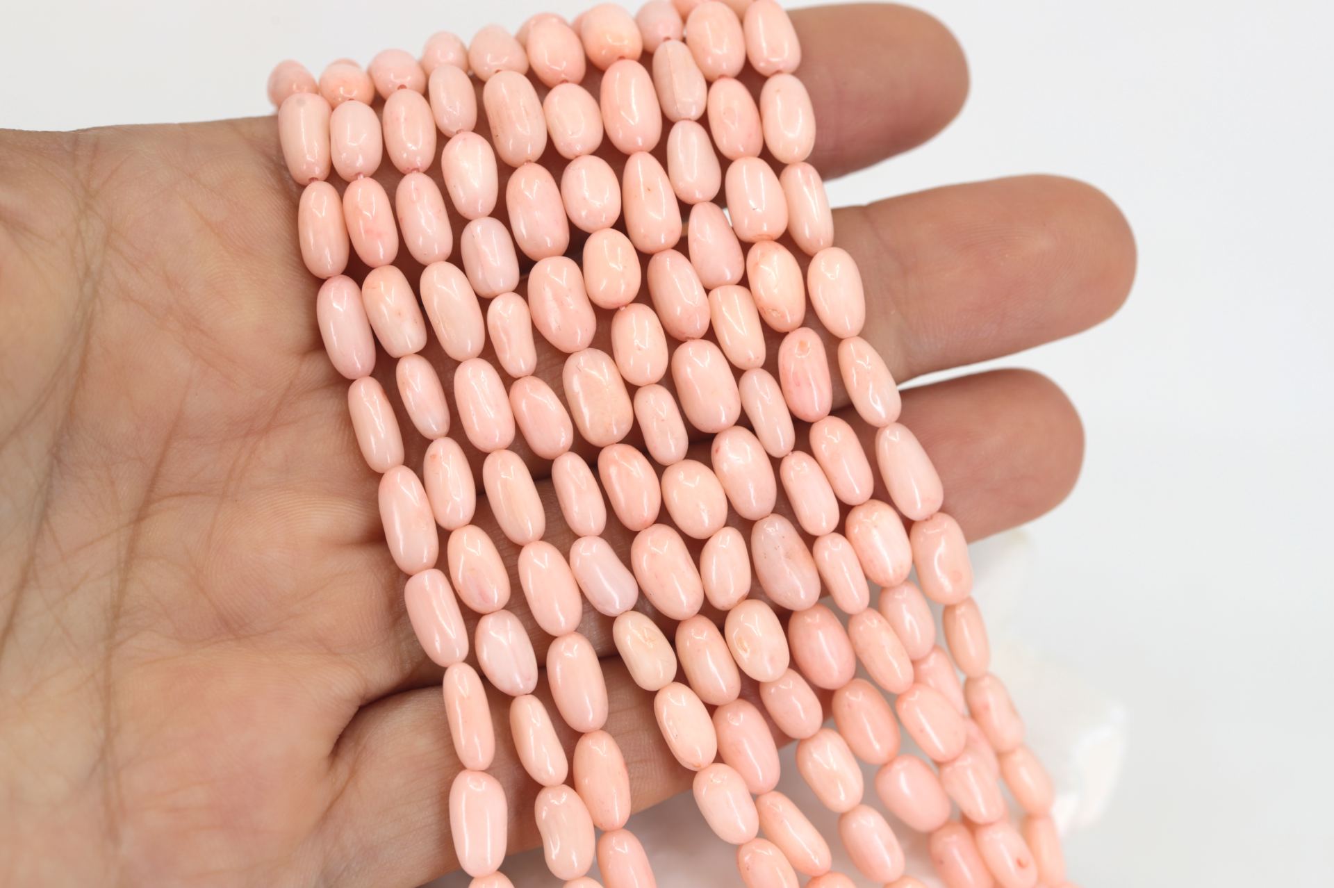 small-pebble-nugget-coral-beads-strand
