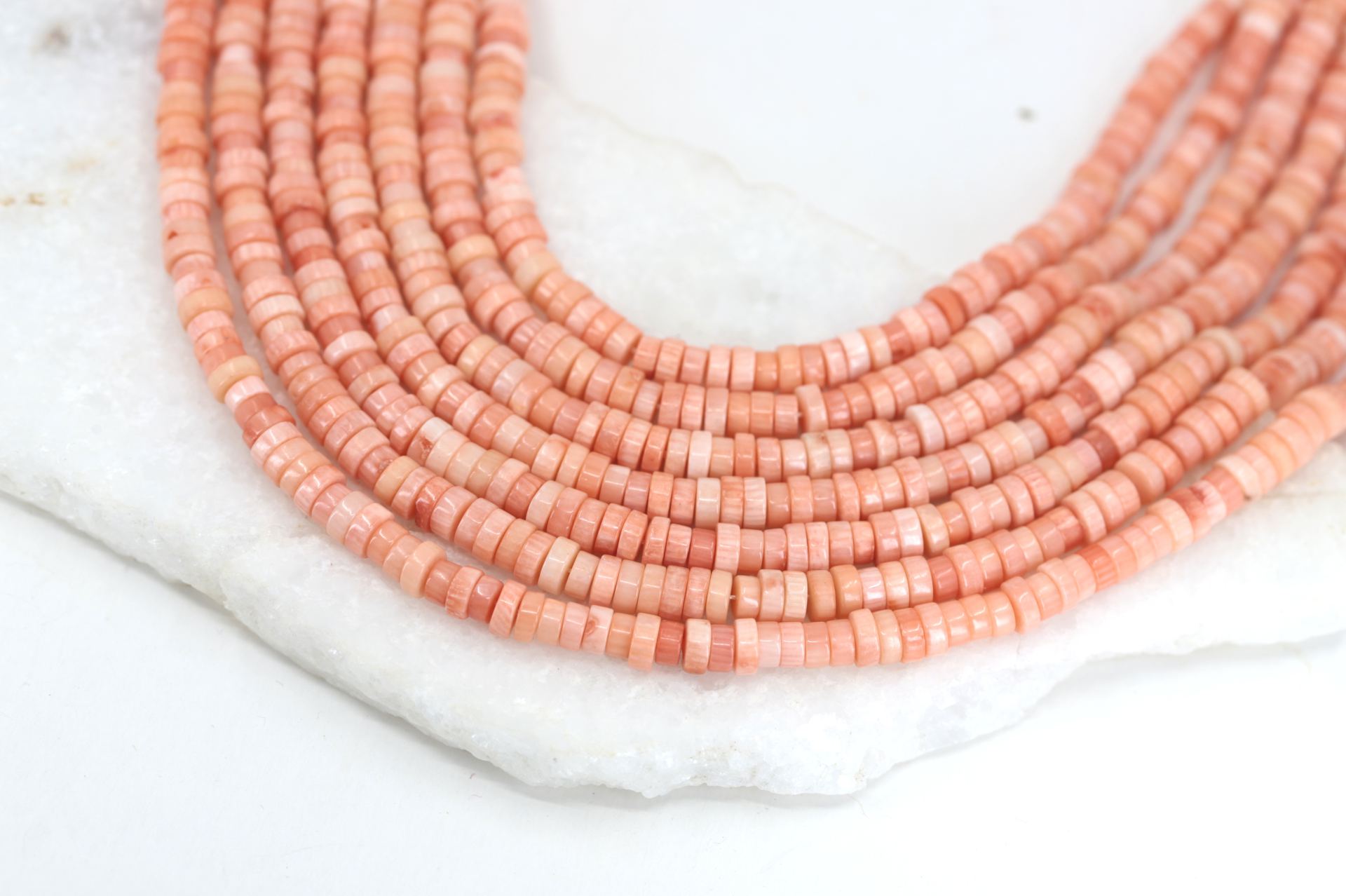 rondelle-heishi-disc-coral-pink-beads