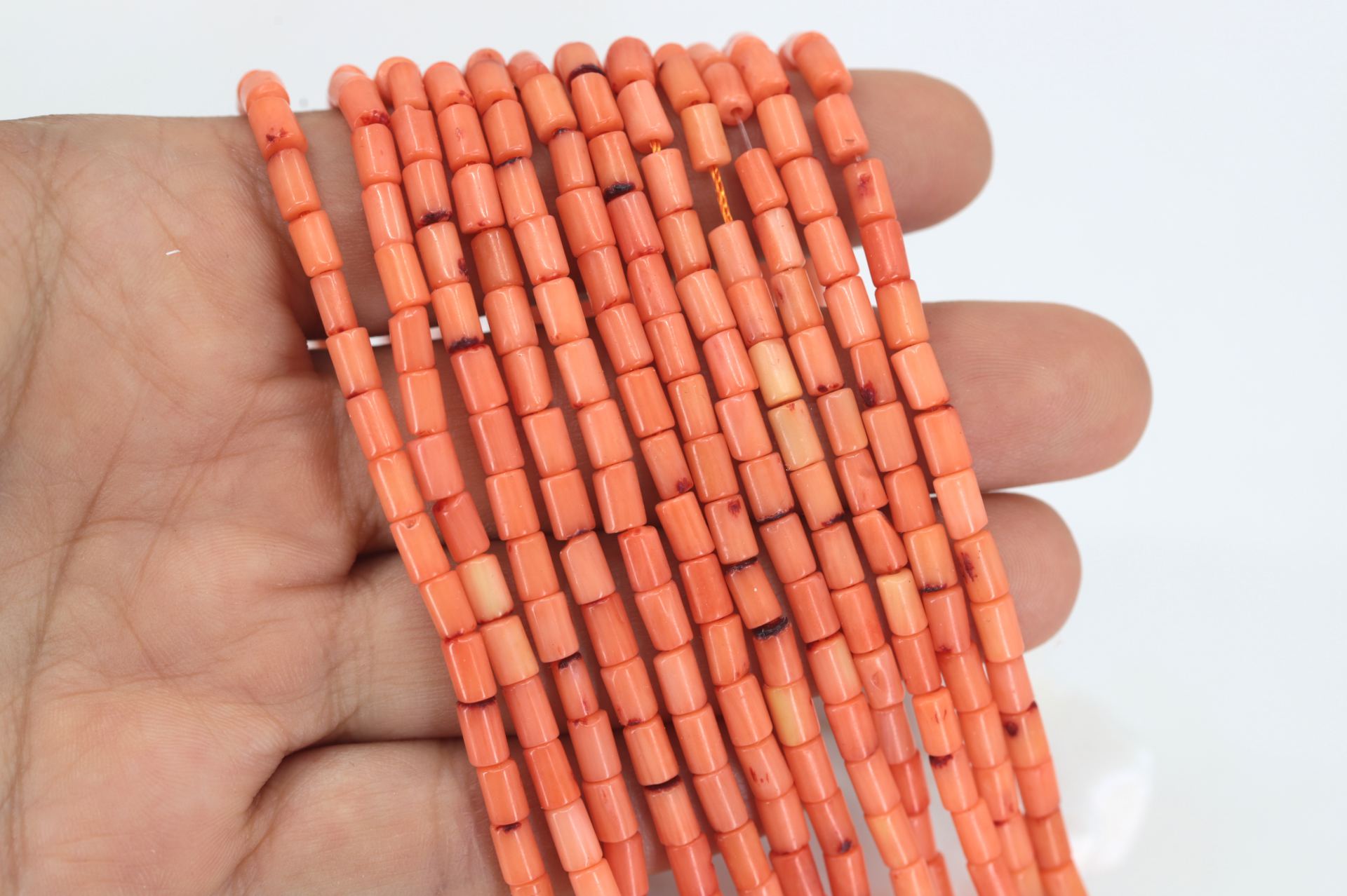 3mm-5mm-pink-orange-beads-strand