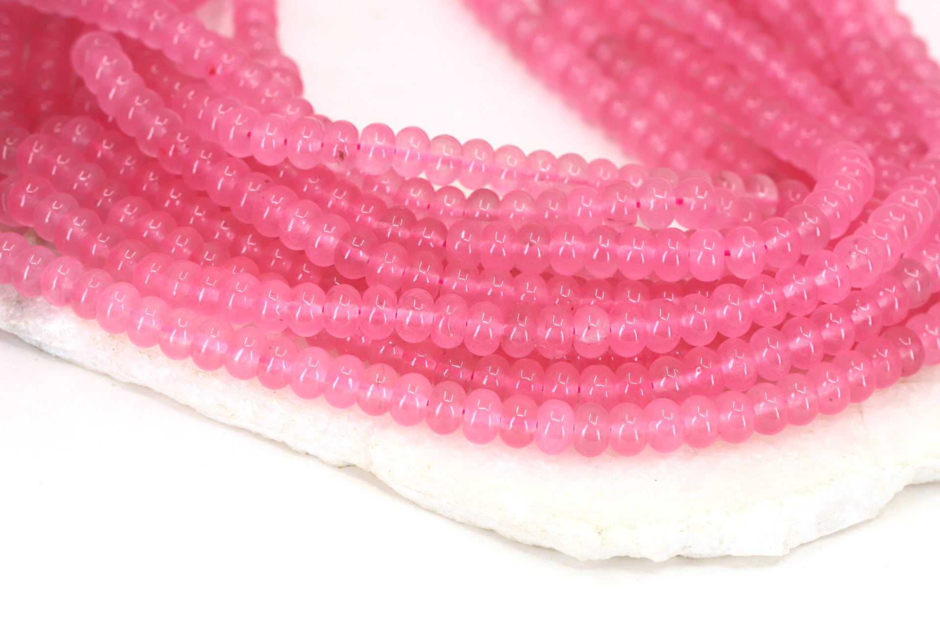 8mm-dyed-pink-rondelle-bead
