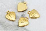 gold-flat-heart-pendants-cchange-jewelry
