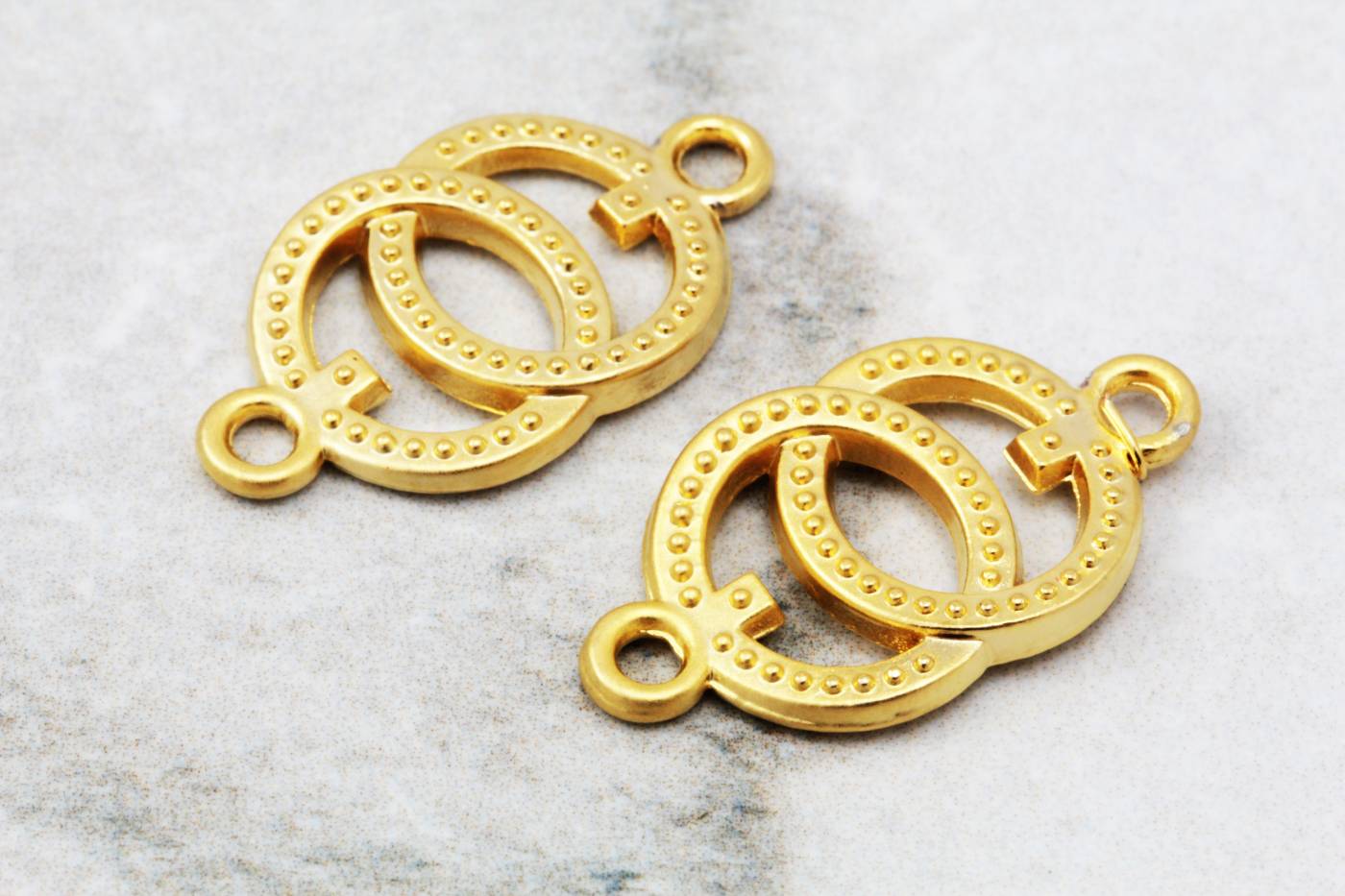 gold-plated-metal-double-circle-charms