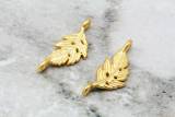 gold-leaf-charms-metal-jewelry-findings