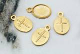 gold-metal-tiny-cross-pendant-charms