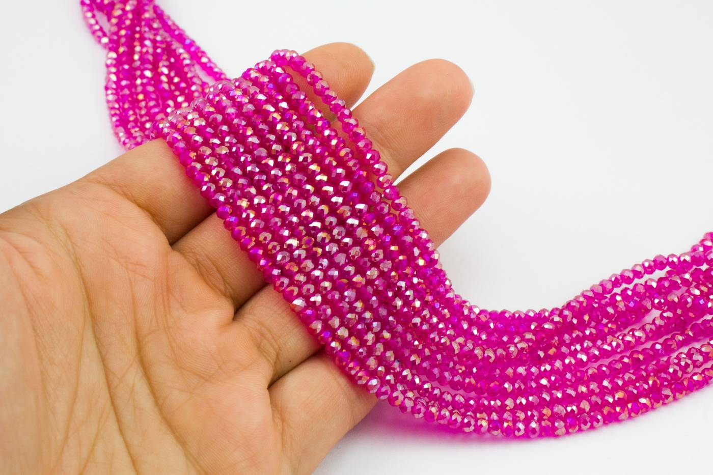 3mm-fuchsia-crystal-glass-beads