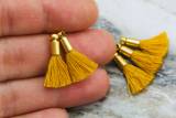 2cm-mustard-cotton-mini-tassels