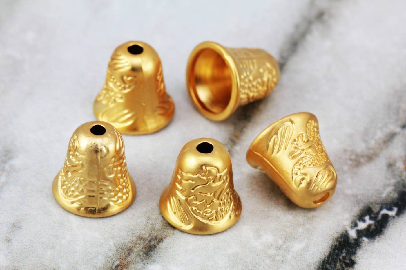 gold-cone-metal-tribal-bead-caps