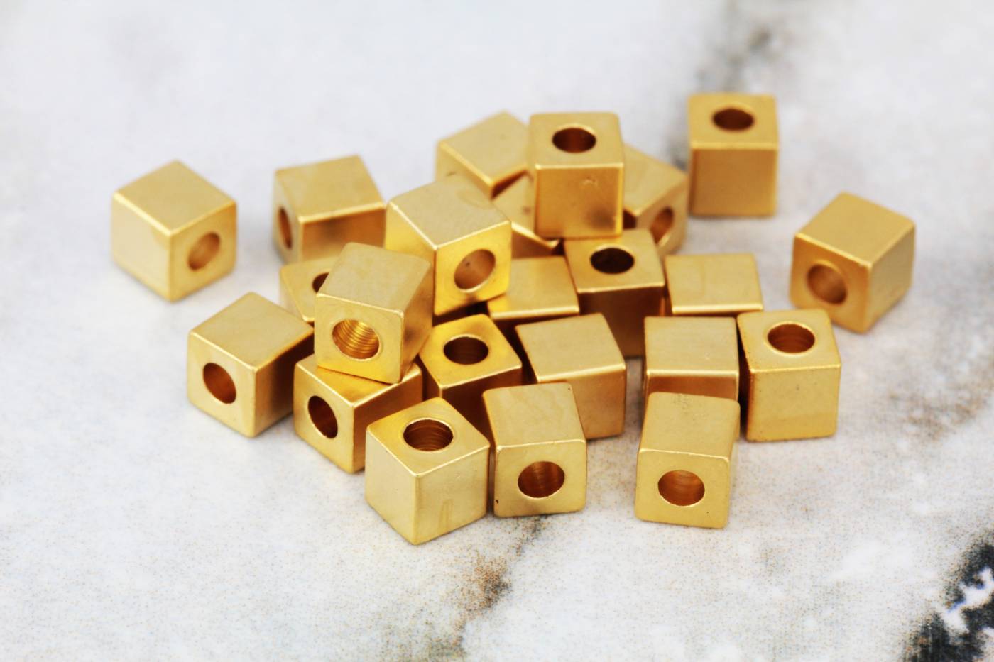 gold-plated-brass-4mm-cube-spacer-beads