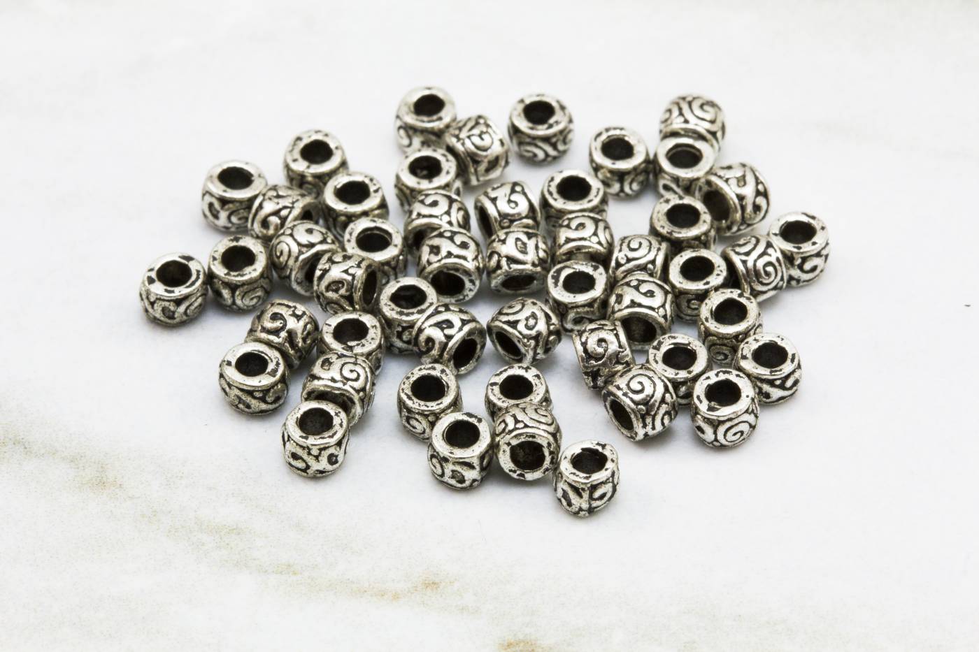 4mm Rondelle Spacer Beads / MB-004