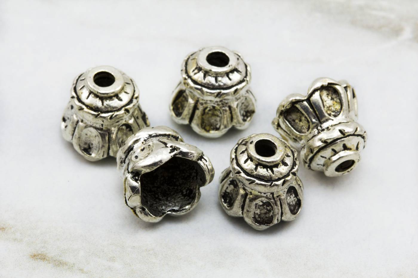 metal-cone-bead-caps-findings