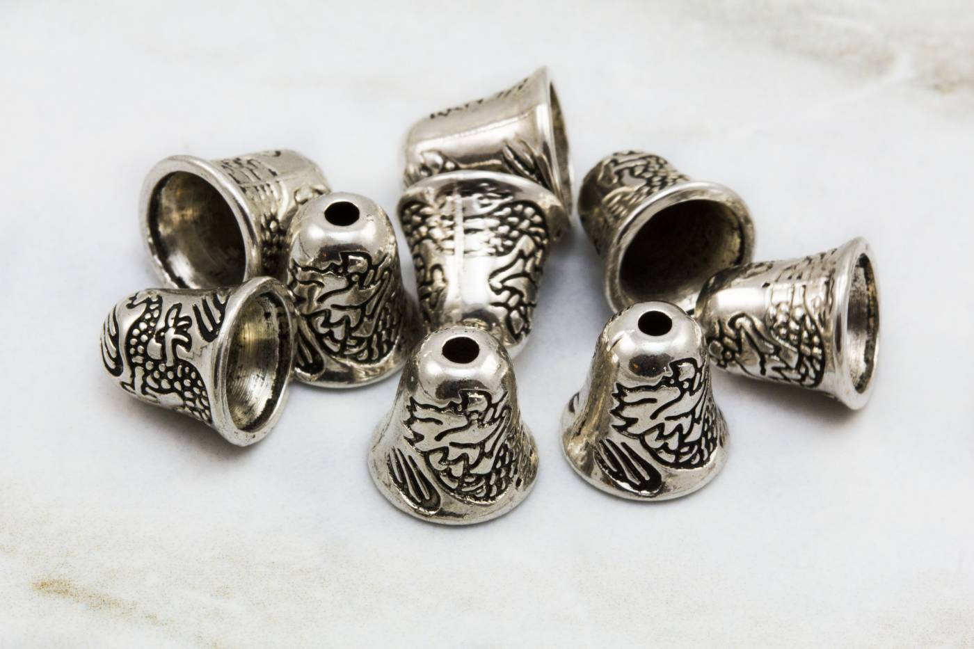 metal-cone-jewelry-bead-cap-findings