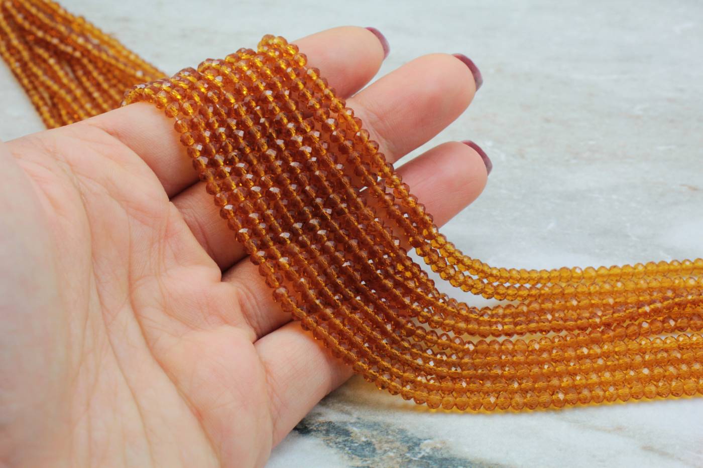 3mm-rondelle-crystal-beads-amber-colour