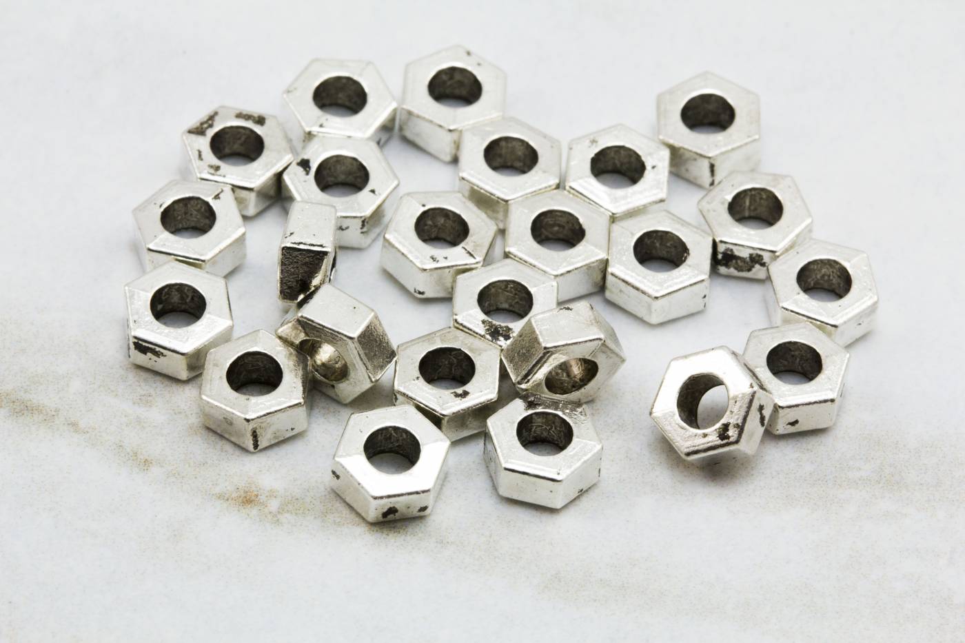 rondelle-metal-silver-spacer-beads