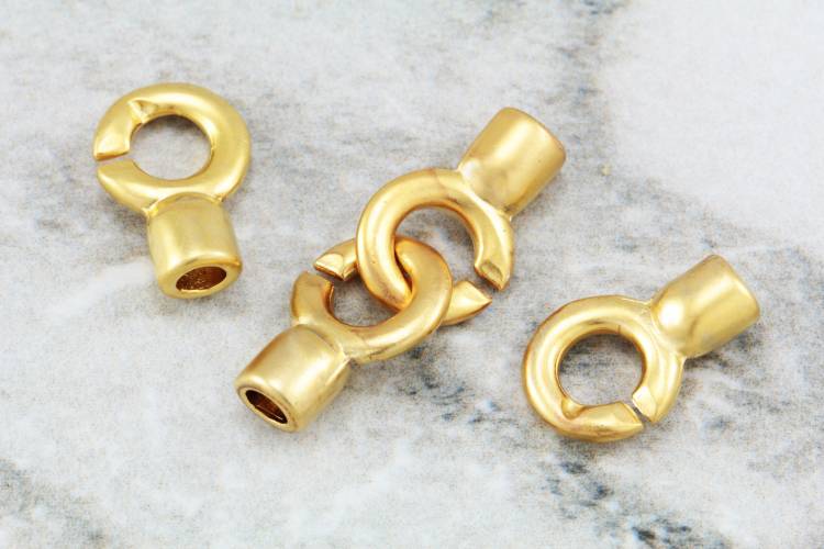 Gold Plated Cord Ends Clasps