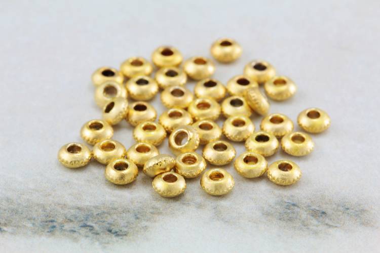 Gold Plated Spacer Beads
