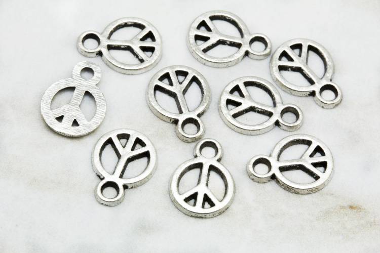 Silver Colour Pendant Findings For Making Jewelry
